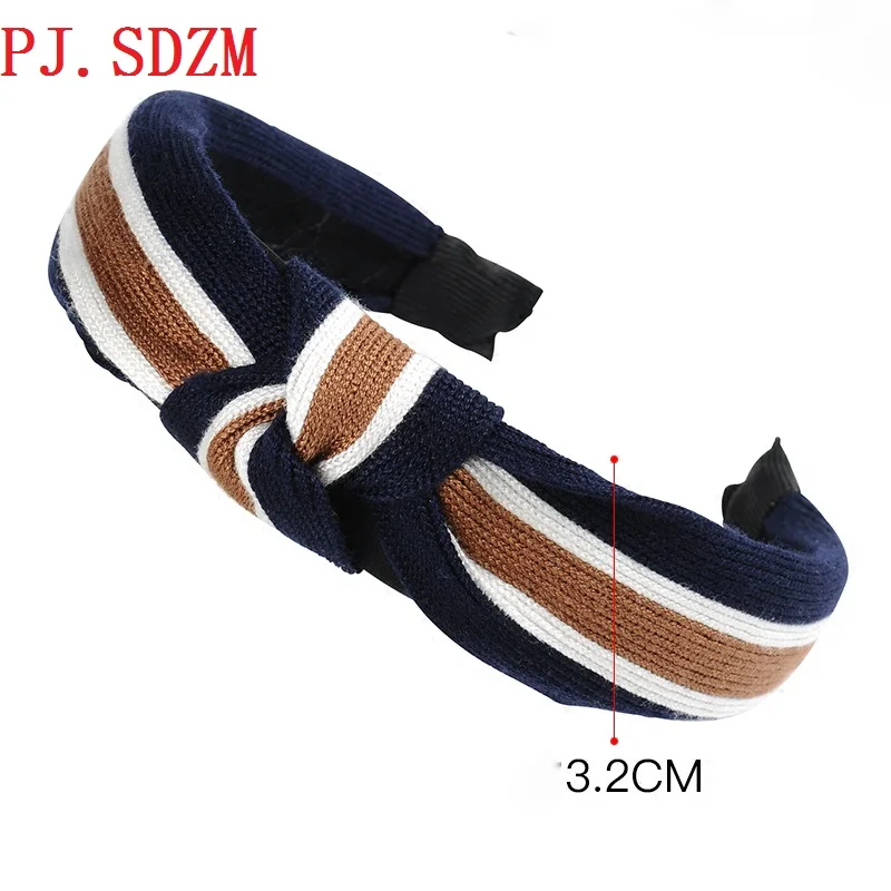 

Bowknot Patchwork Women Hairband Chic Brief Wideside Girl Hair Accessories Female All Match Elegant Hairwear Decoration HB0100