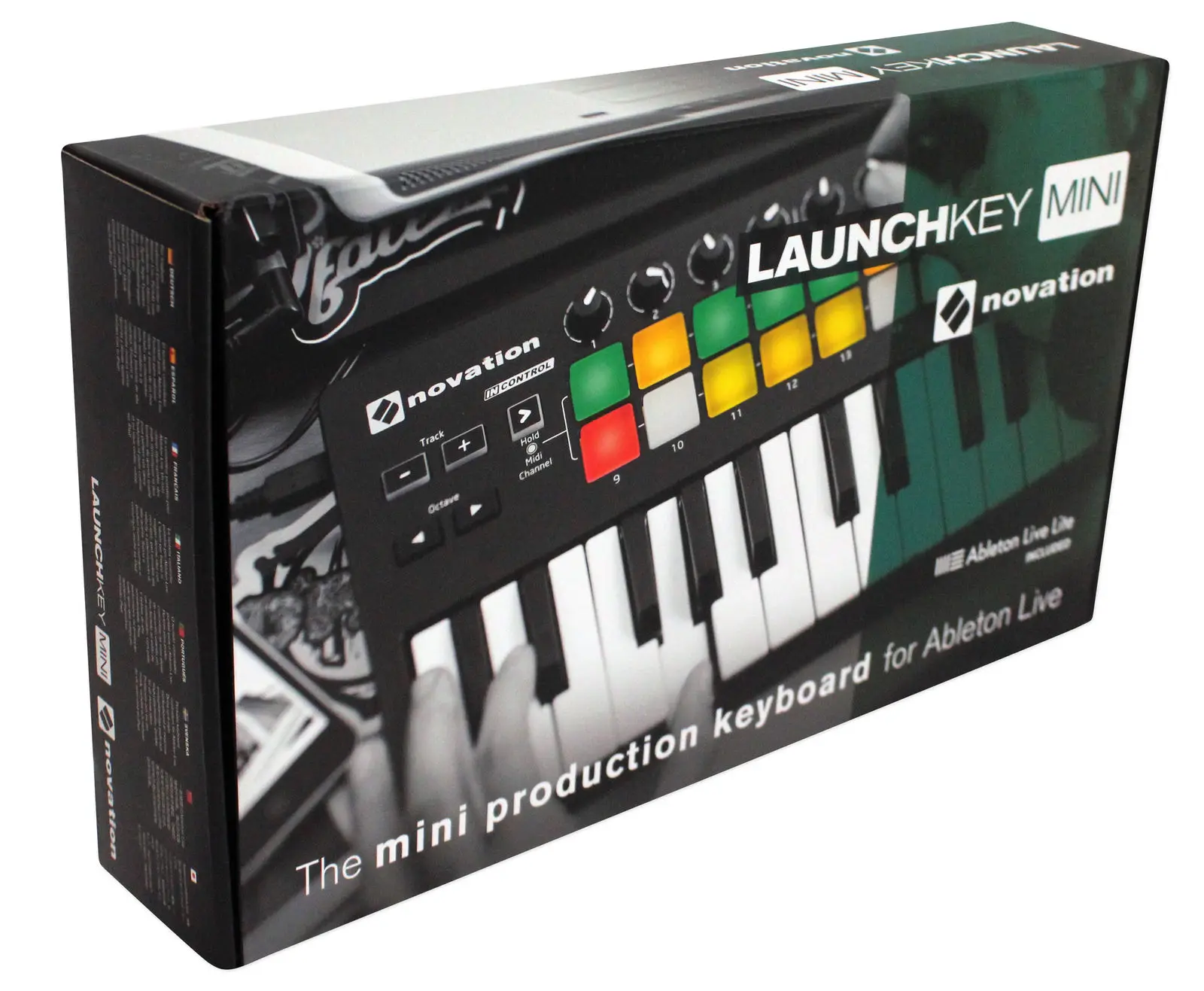 Novation LAUNCHKEY MINI MK2 25 ключ USB Ableton Live Lite контроллер клавиатуры|Микрофоны| |