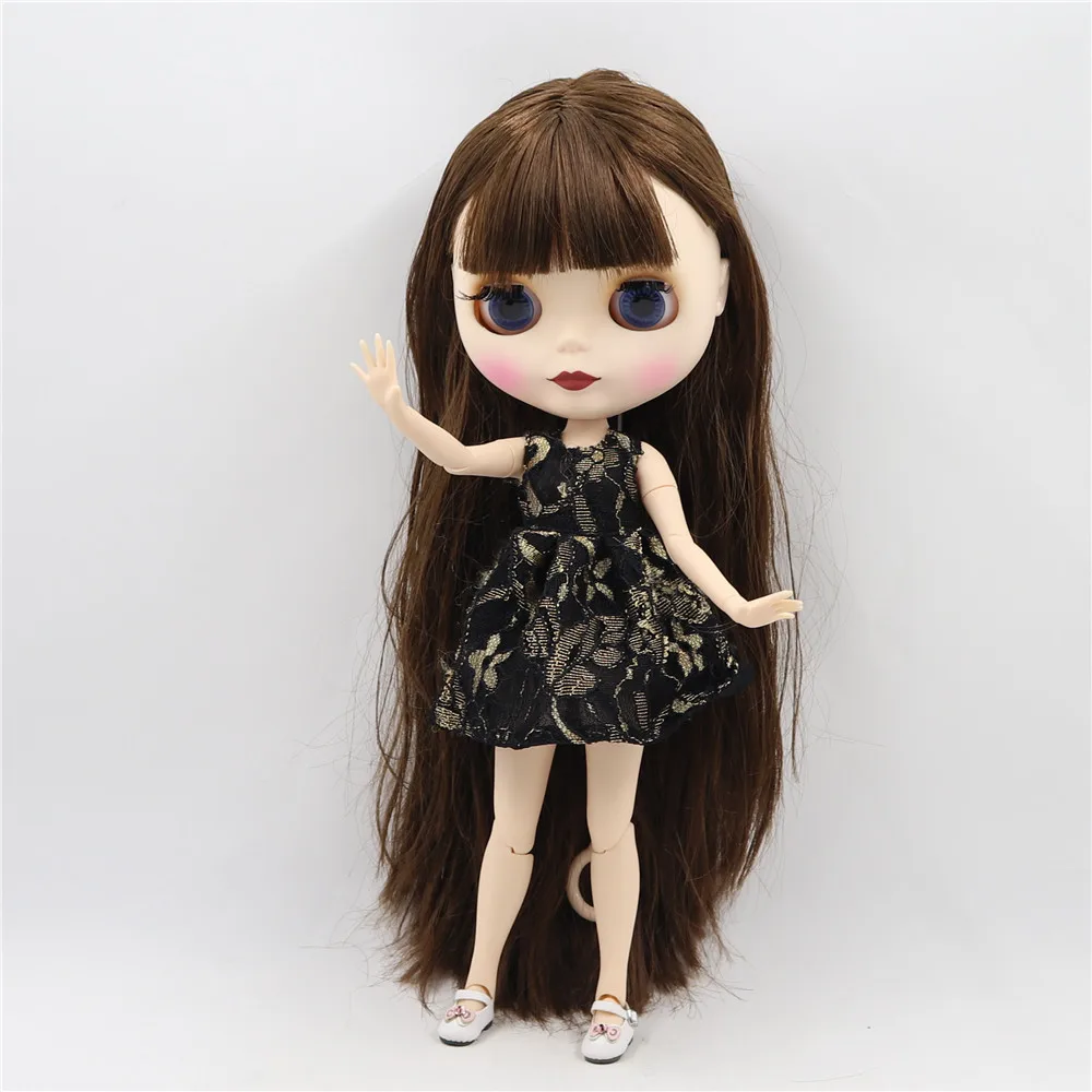 Ледяной DBS Blyth кукольные 1/6 bjd шарнирное тело из белой кожи mater лицевая сторона