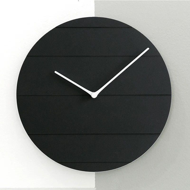 

Black Modern Simple Designer White Wall Clocks Minimalist Digital Silent Watch Living Room Best Selling 2019 Products 3DBGV61V
