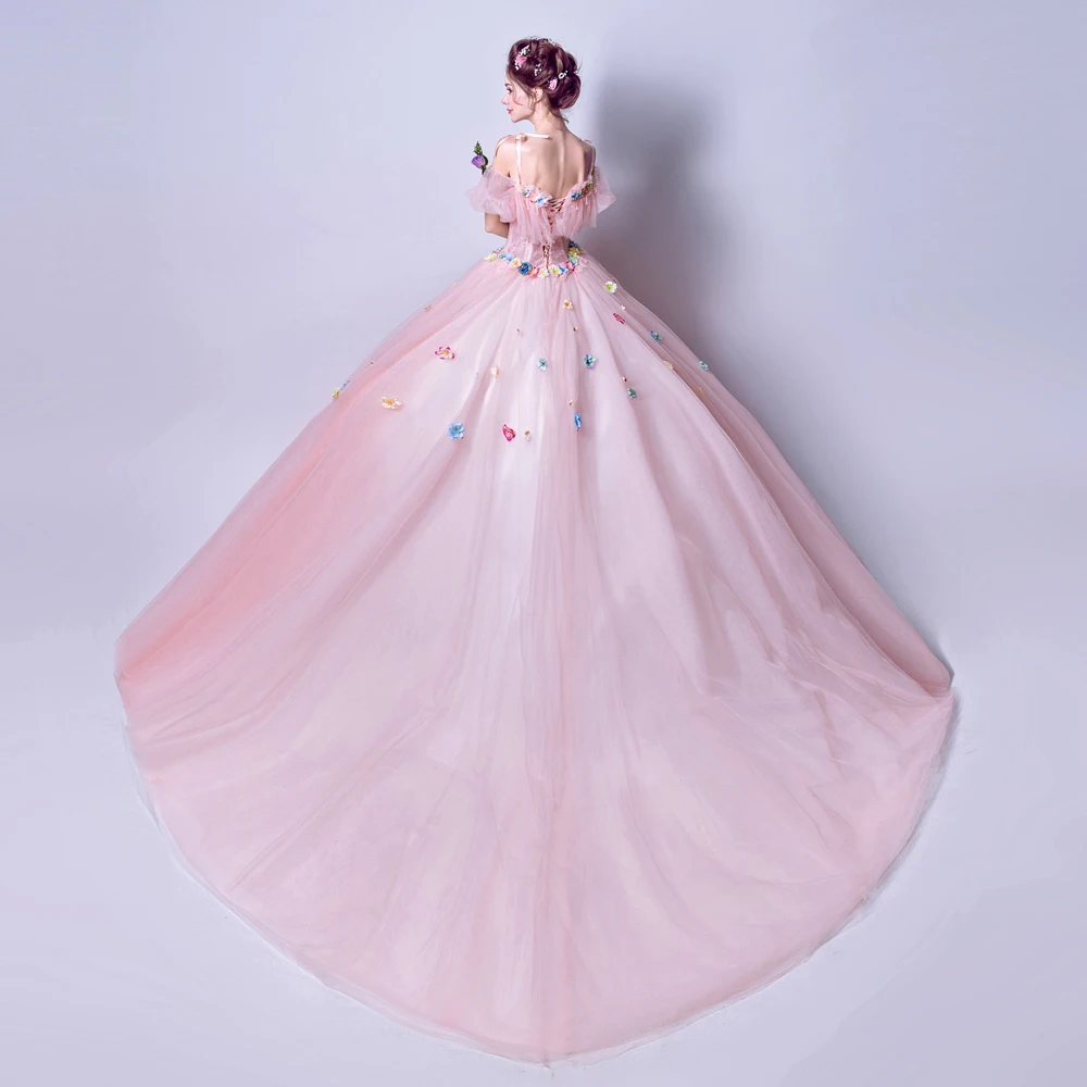 Ангел свадебное платье Брак невесты Vestido De Noiva 2017 Алиса Фэнтези серии красочные