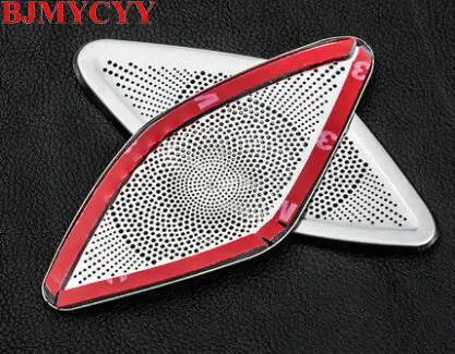 BJMYCYY 2 шт./компл. Автомобильная Колонка звук из нержавеющей стали декоративные