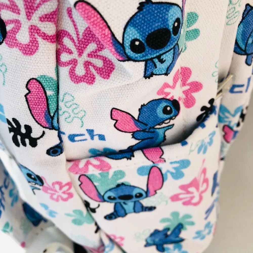 Милый большой плюшевый рюкзак Lilo& Stitch, Kawaii, тканевая стежка, мягкие кукольные сумки для женщин и детей, школьная сумка для девочек и мальчиков, детские подарки