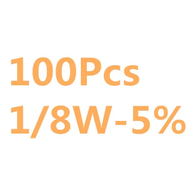 1 Вт/8 Вт 1/4W 1/2W 1 Вт 2 3W 5 Вт 1% 5% Цвет кольцо резистора 0.27R 2.7R 27R 270R 2,7 K 27K 270K Ohm - Объем: (100Pc) 0.125W-5-
