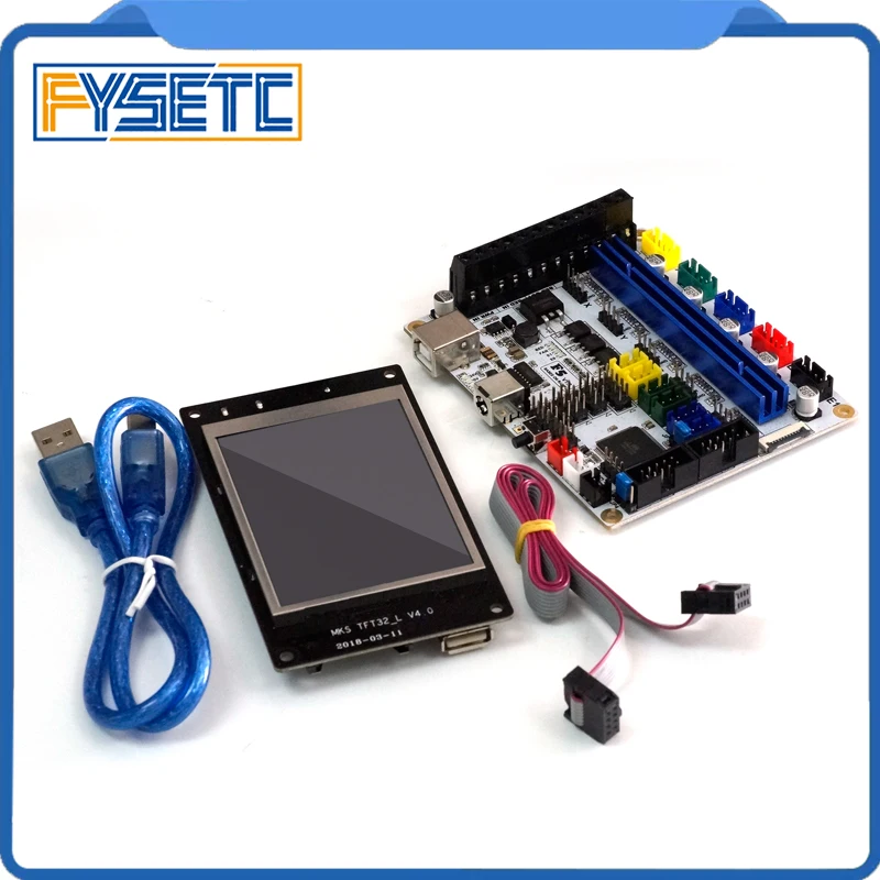 Плата управления F5 V1.1 на базе ATMEGA 2560 сменная база 1 4 и рампы 1.4 плата + ЖК-экран TFT32 3