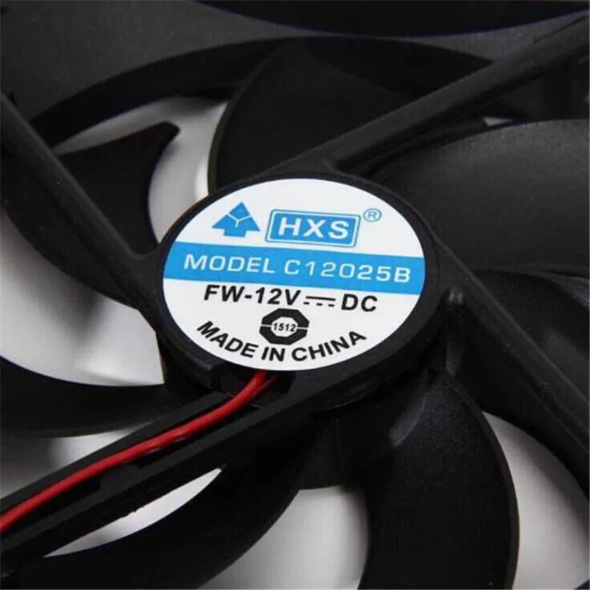 Бесщеточный вентилятор охлаждения для чехла компьютера 120 мм 120x25 12 В 4 контакта DC
