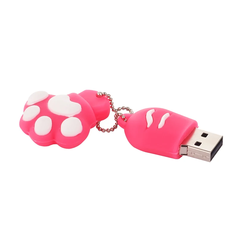 Милая Флешка USB В Виде Кошачьей Лапки Флешки На 32гб 16гб 8гб 4гб флешки