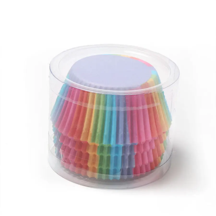 5000Pcs Colorful Rainbow Paper Cake Cupcake Liner Baking Muffin Box Pastry Decorating Tools Bakeware | Дом и сад