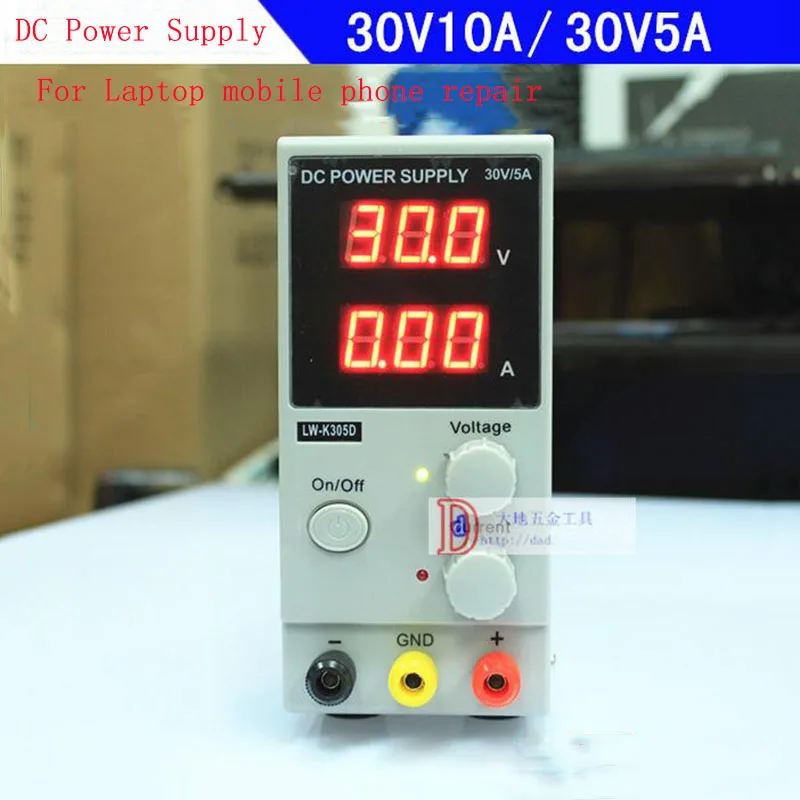 

Voltage Regulatros 30V 10A Regulated Adjustable DC Power Supply Single Phase LW-K3010D