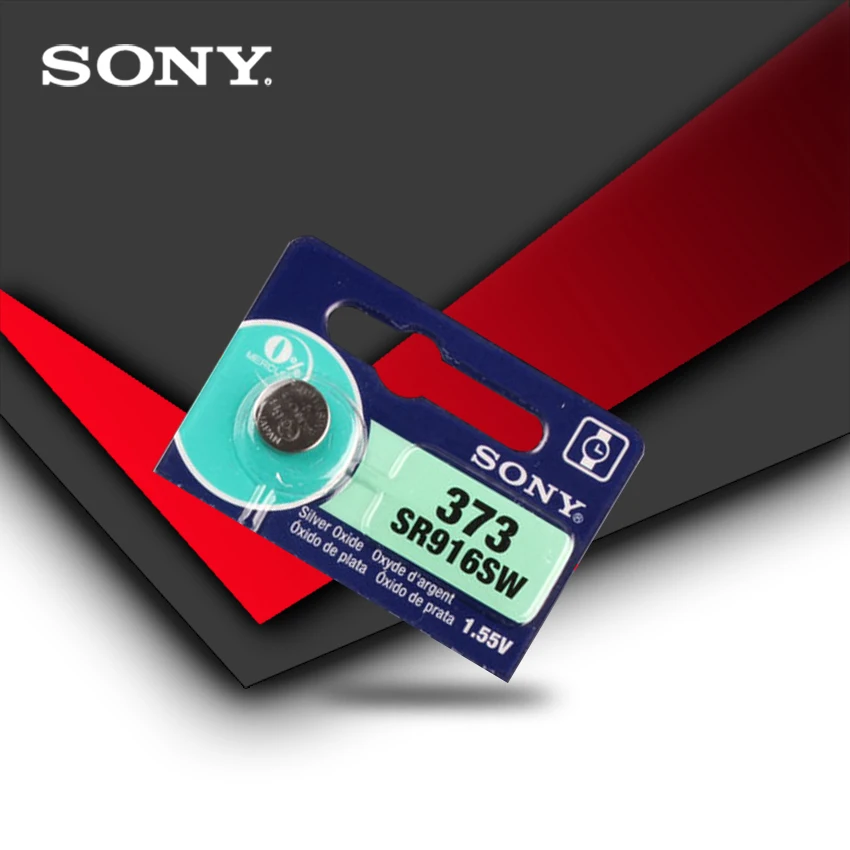 3 шт. sony 373 SR916SW 916 SR916 часы батарея SR916SW 373 Кнопка монетница Сделано в Японии