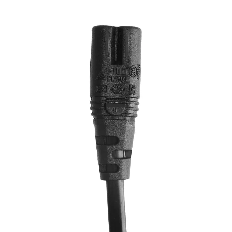 IEC 320 2 контактный C7 женский C8 мужской фигуры 8 Мощность адаптер кабель удлинитель