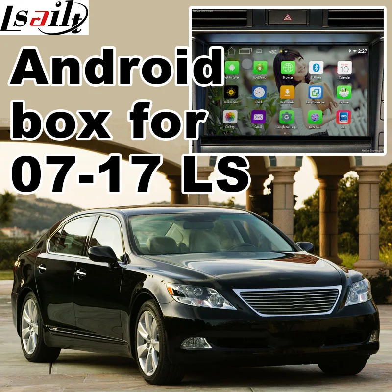 Android навигационная коробка для Lexus LS600h LS460 2005 2009 видеоинтерфейса и т. Д. С carplay GVIF