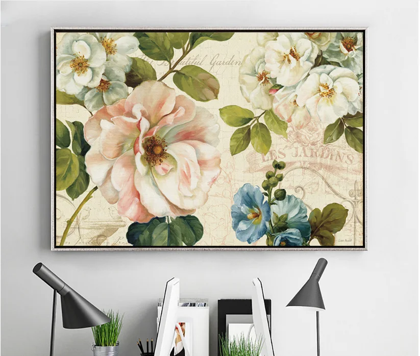 

Ancient European flower type flower bird painting frame painting the living room decoration