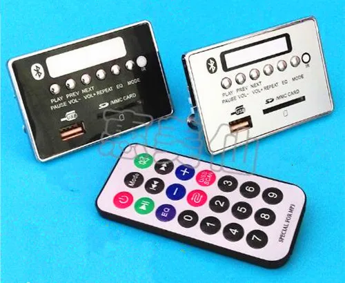 Бесплатная доставка! 12 В Bluetooth аудио MP3 декодер плата/WAVWMA модуль/FM радио USB динамик