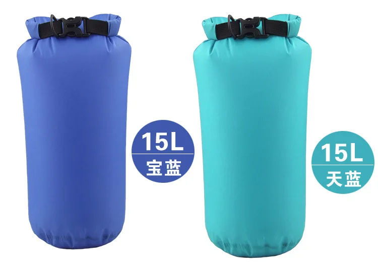 Luckstone 8L 15L ультралегкий Водонепроницаемый Открытый сухой сумки Красочные Складные портативные мешки для кемпинга Пешие прогулки спасательный жилет