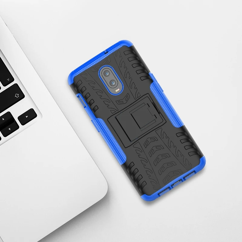 Чехол с откидной крышкой и подставкой для Oneplus 6 T чехол 5 силиконовый тяжелых