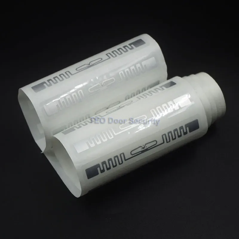 6C 6B UHF 915 МГц RFID 9662 прозрачная этикетка тег для электроники Клейкая Этикетка