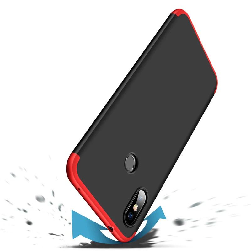 Чехол для Xiaomi Redmi Note 6 Pro Роскошный чехол 3 в 1 PC полная защита задняя крышка чехлы