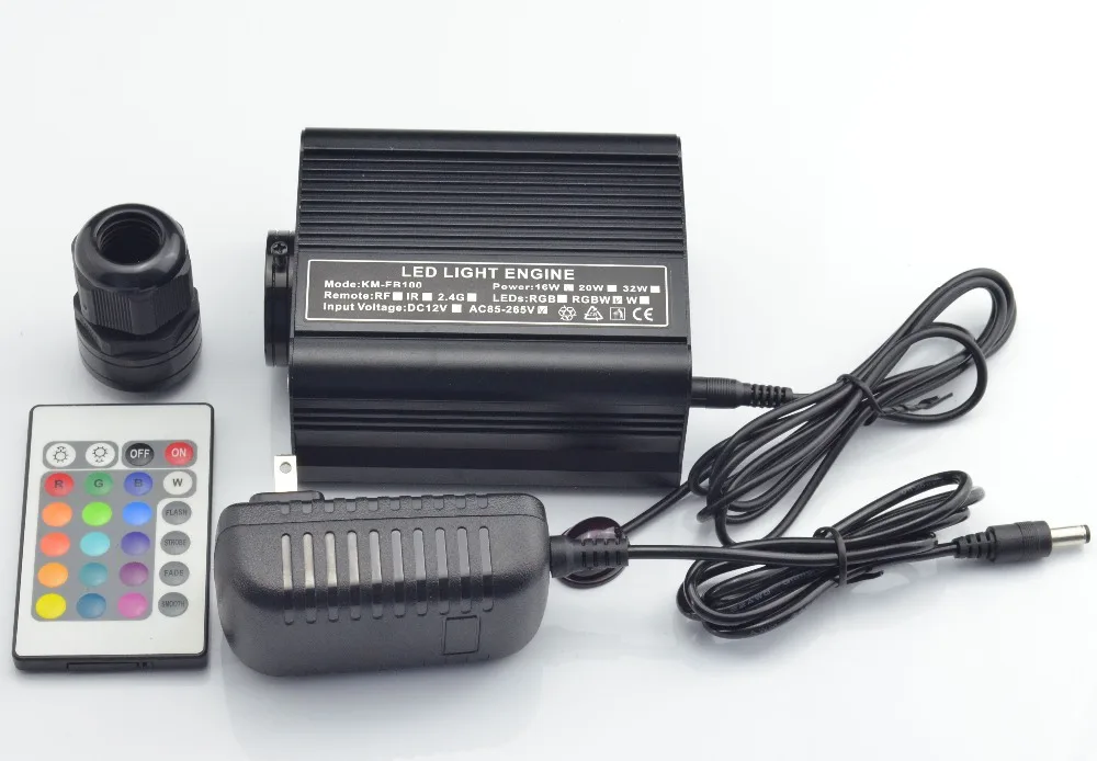 Светодиодный RGB светильник 16 Вт с 24 кнопочным ИК пультом дистанционного