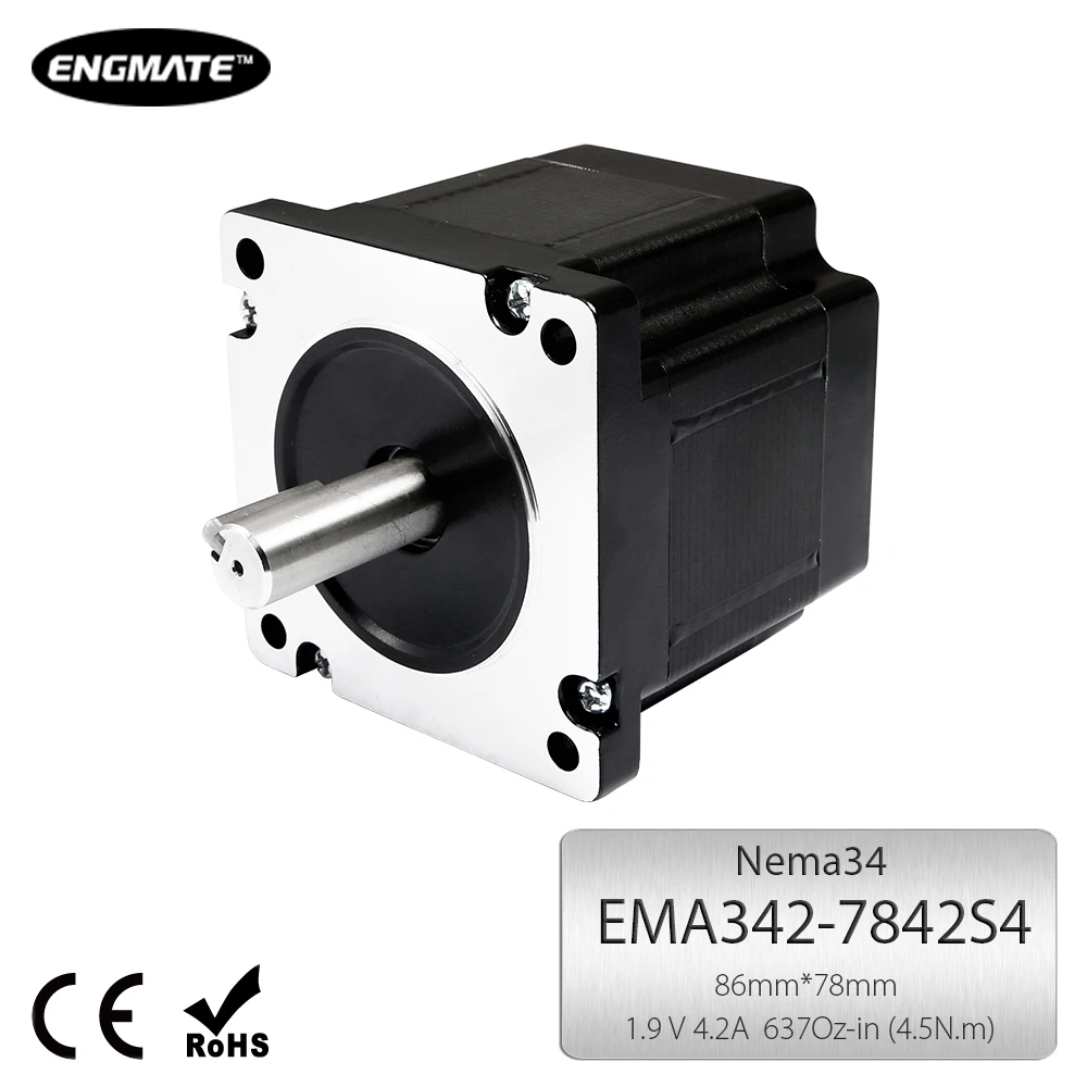 CNC Комплект 4 оси Nema34 Шаговый Мотор и Цифровый Драйвер для DIY
