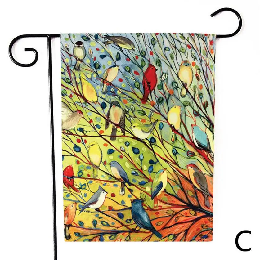 

New Design Banners Garden Flag Indoor Outdoor Home Decor Letters Flowers Flag Indoor Outdoor Home Decor Drop Shipping @A