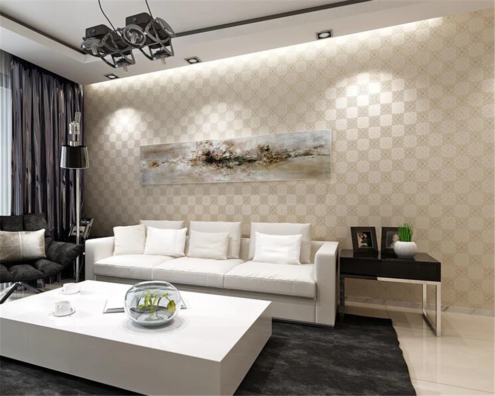 beibehang Multi-color selection simple three-dimensional checkered bedroom restaurant non-woven wallpaper papel de parede tapety
beibehang Multi-color selection simple three-dimensional checkered bedroom restaurant non-woven wallpaper papel de parede tapety