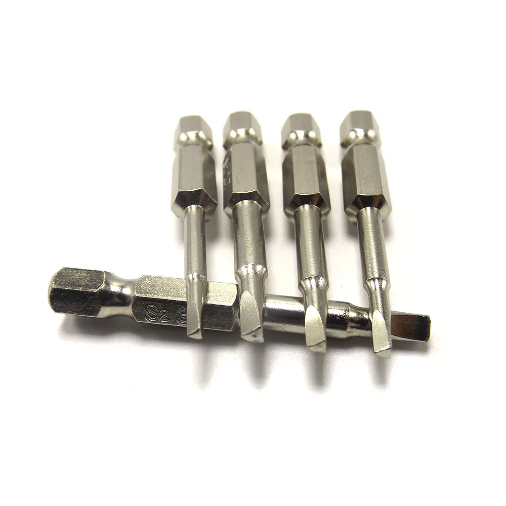 High Quality 5Pcs/Set 50mm Magnetic Triangle Screwdriver Bits S2 Steel 1/4&quot Hex Shank Screwdrier Set 1.8/2.0/2.3/2.7/3.0mm |