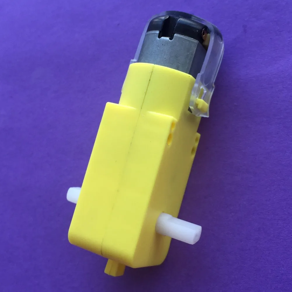 K249Y DC 3-6V 230RPM Electric Reduction Plastic Mini Gear Motor Biaxial Output DIY Car Robot Engine Toys Parts | Обустройство дома