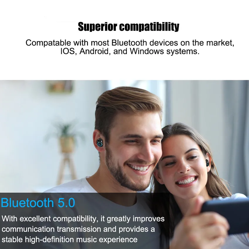 Askmeer T3 Беспроводная Bluetooth гарнитура 5 0 водонепроницаемые TWS наушники HIFI стерео