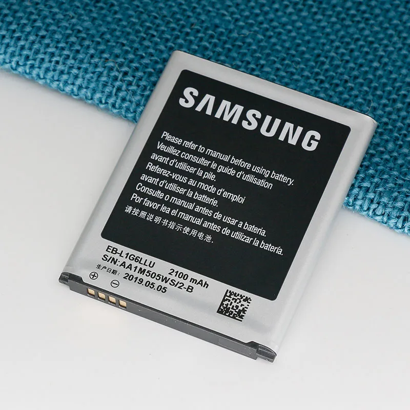 Оригинальный samsung S3 Батарея EB L1G6LLU для Galaxy i9300 i9305 i747 i535 L710 2100 мАч с NFC|original s3 battery|s3