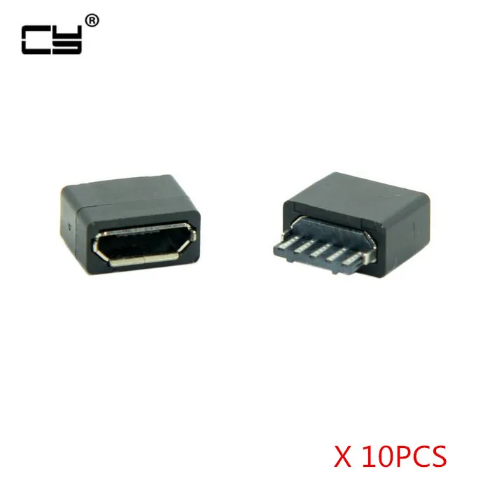 

10 шт. Type B Micro USB Female 5 Pin Jack Port Socket коннектор для ремонта