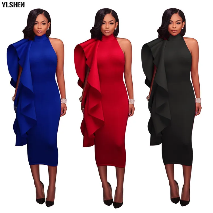 New Style African Dresses for Women Dashiki Falbala Skirt Clothes Sexy Africa Dress Bazin Riche Robe Africain Clothing | Тематическая