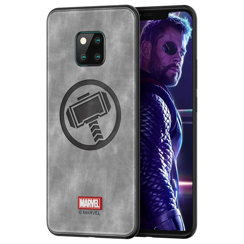 Чехол для телефона huawei mate 20 Pro P20 Pro Капитан Америка Марвел Тор высокое качество ткань задняя крышка для huawei Nova 4