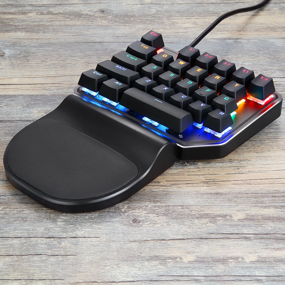 Motospeed K27 игровая клавиатура смешанные светильник Подсветка Эргономика ПК