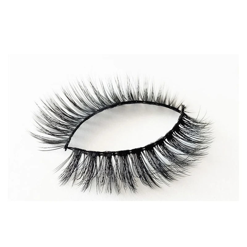 QSTY 3D New Fashion Style Mink Fake Eyelash For individual Makeup Natural Wispy Eyelashes Extension Hand Made False lashes 3DT25 | Красота и