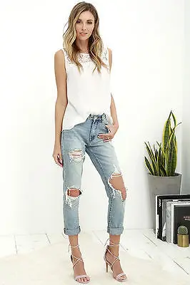 Модный женский летний кружевной топ блузка без рукавов повседневные топы