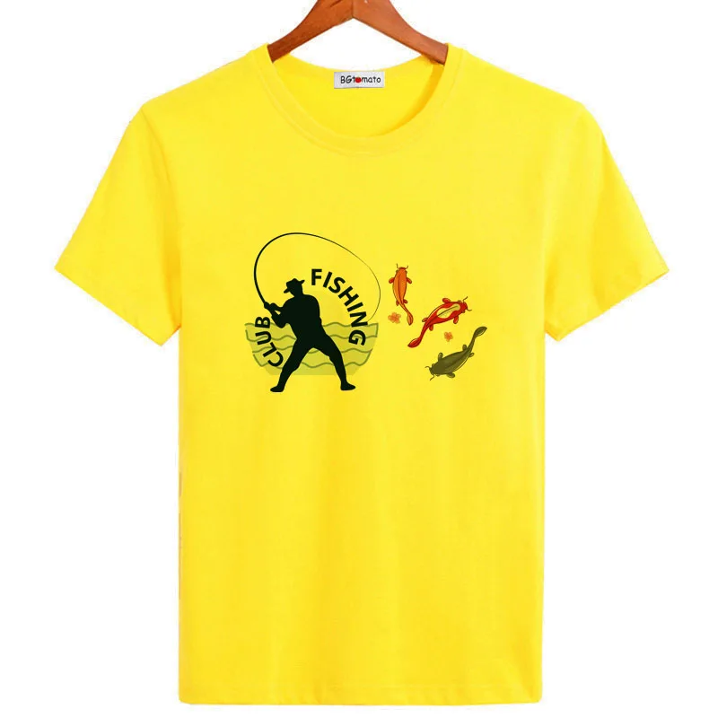

2022 fishing tshirt personality t shirt men original streetwear casual tee shirt homme men clothes punk shirt