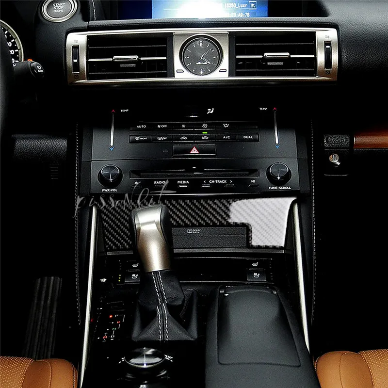 Наклейка 3D из углеродного волокна для автомобилей Lexus IS250 300H украшение интерьера