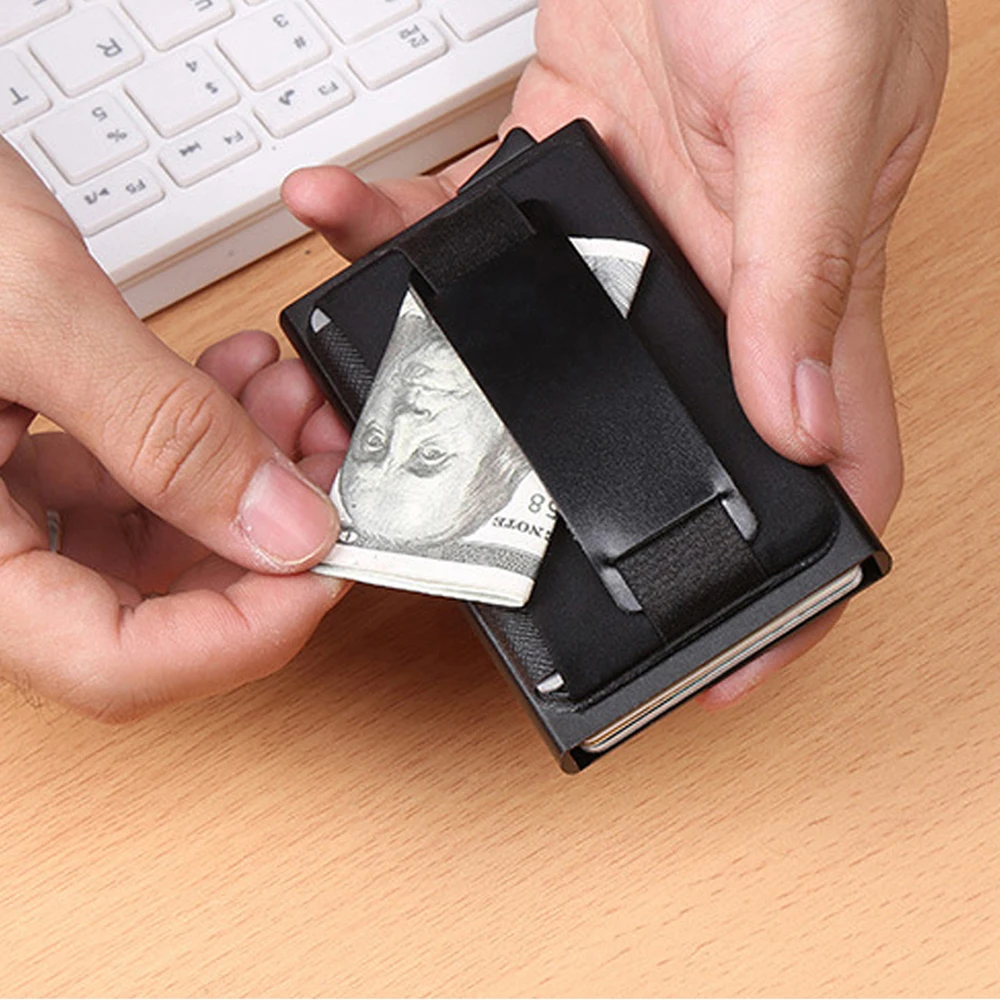 2019 новый мужской женский бизнес держатель для кредитных карт всплывающий ПУ