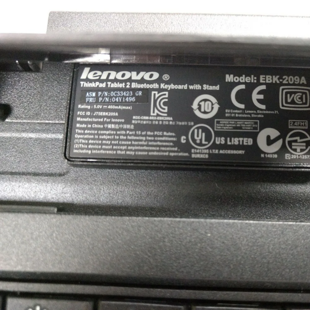 Новая Оригинальная клавиатура с Bluetooth и подставкой для планшета ThinkPad 8 серия 2 MIIX