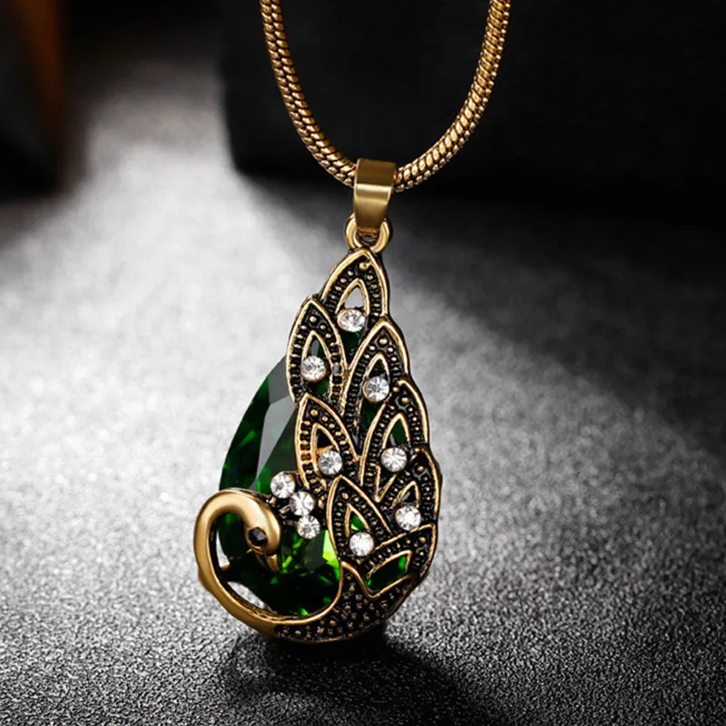 Винтажный богемный Национальный Ветер Ювелирный Набор Золотой змеиной цепи