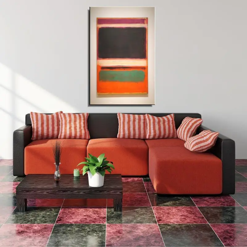 Картина маслом в абстрактном американском стиле без рамки|art design|oil painting canvasmark rothko