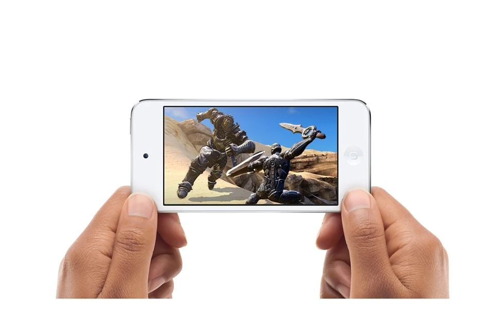 Apple iPod touch 32 ГБ MP4 плеер молния встроенная камера серебро наушники в комплекте |