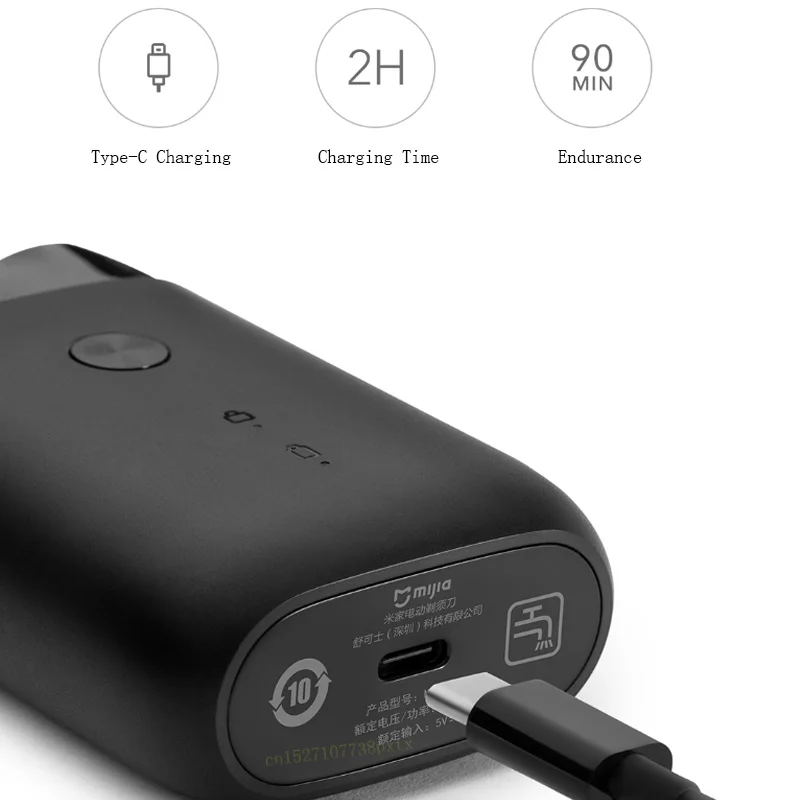 New Xiaomi Mijia Electric Shaver 2 Floating Head Portable Waterproof Razor Shavers USB Rechargeable Shaver