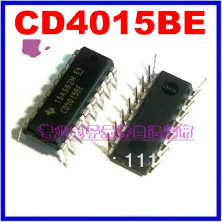 

10 шт. CD4015 CD4015BE DIP-16
