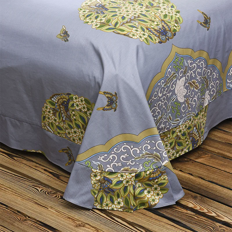 Комплект постельного белья из натурального хлопка комплект 4 предметов