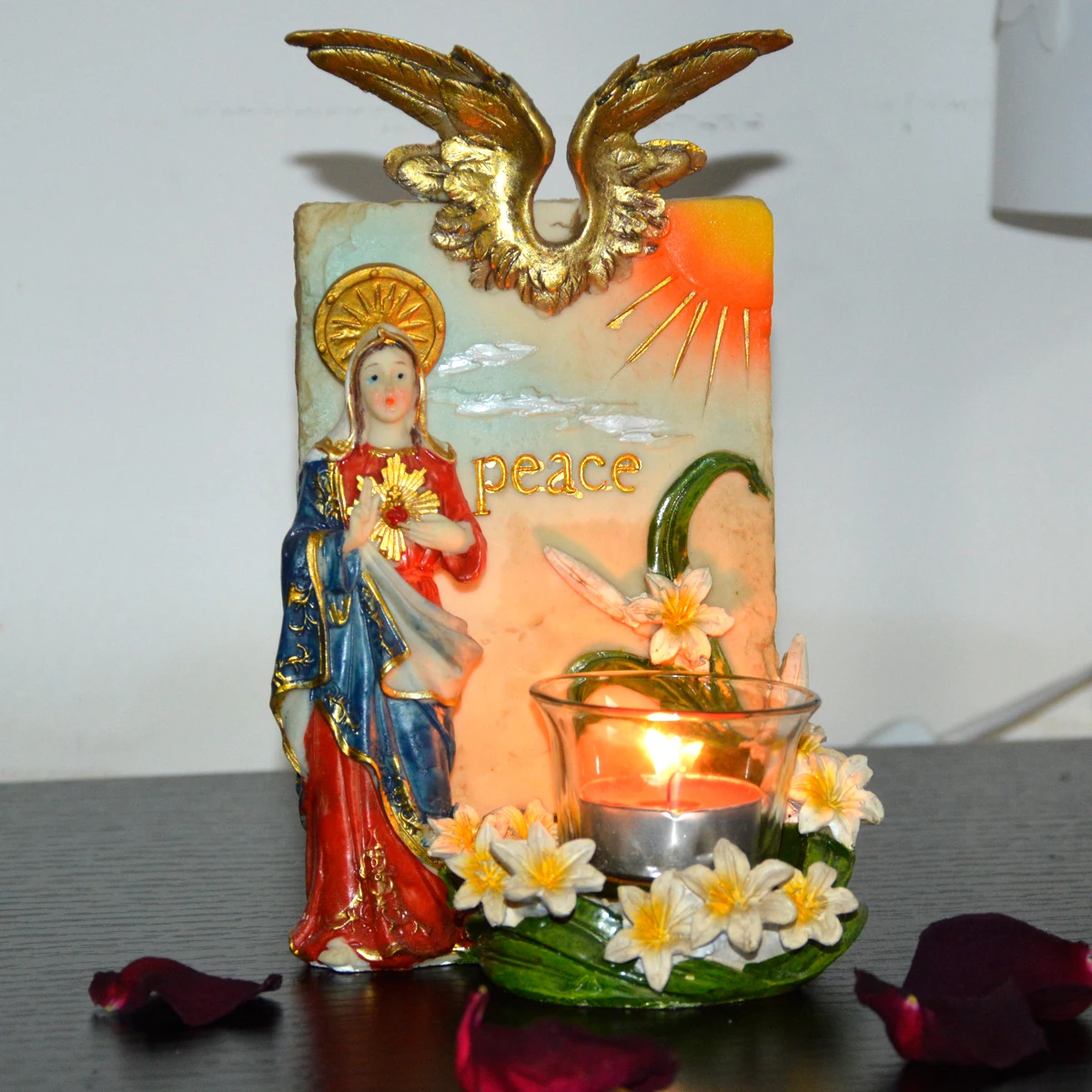 Candleholder статуэтка Девы Марии candler figures|candlestick|candleholderfigure |