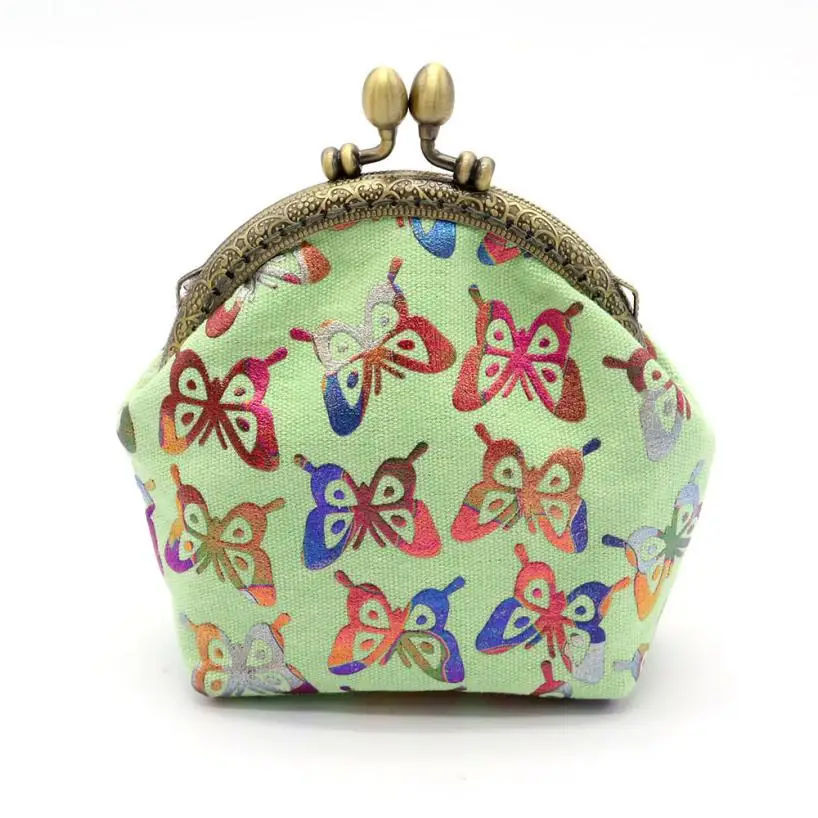 Новинка 2020 модные женские кошельки Ретро стиль маленький кошелек с бабочкой на