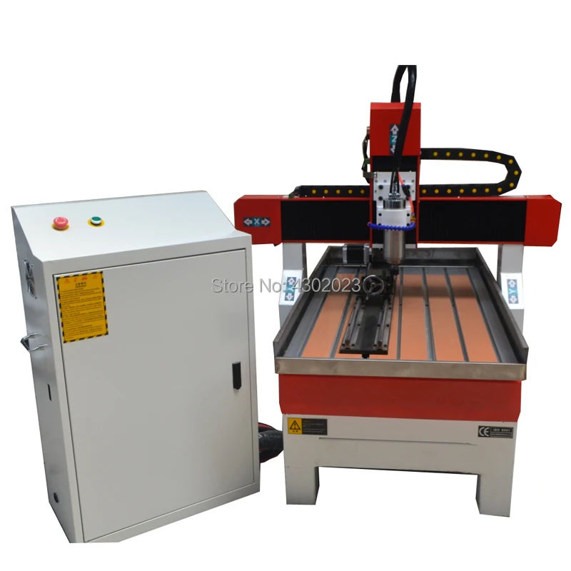 Мини 1.5kw оси шпинделя 4 cnc фрезерный станок с ЧПУ машина для резки деревянного 6090