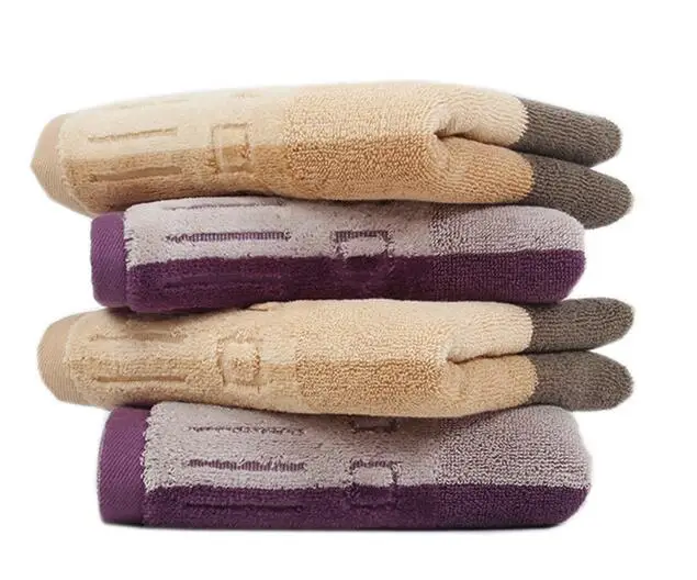 1 шт. 34*34 см мужчины полосатый мягкое лицо towel cotton hair hand полотенца badlaken toallas toalla мано